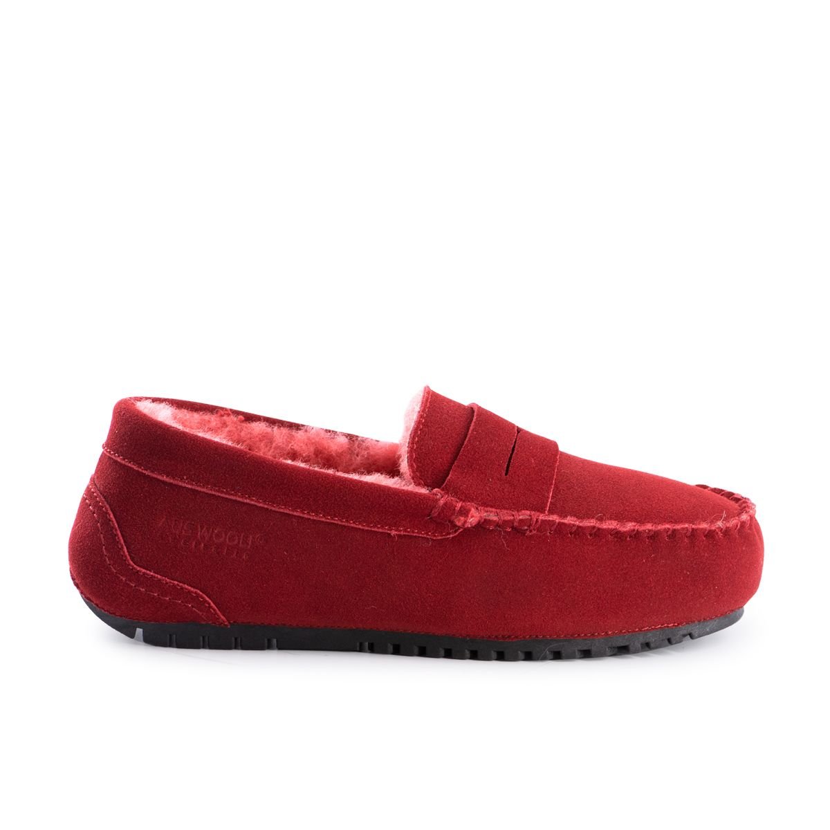 Aus Wooli Australia Aus Wooli Australia Women's Byronbay Cosy Moccasin in Red - 4