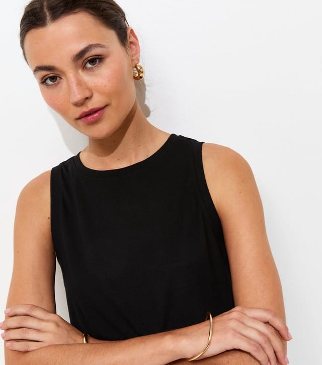 New Look Women's Black Relaxed Fit Vest New Look - 2