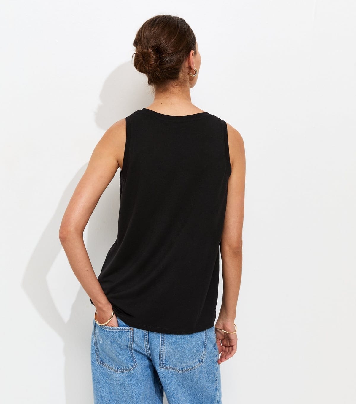 New Look Women's Black Relaxed Fit Vest New Look - 4