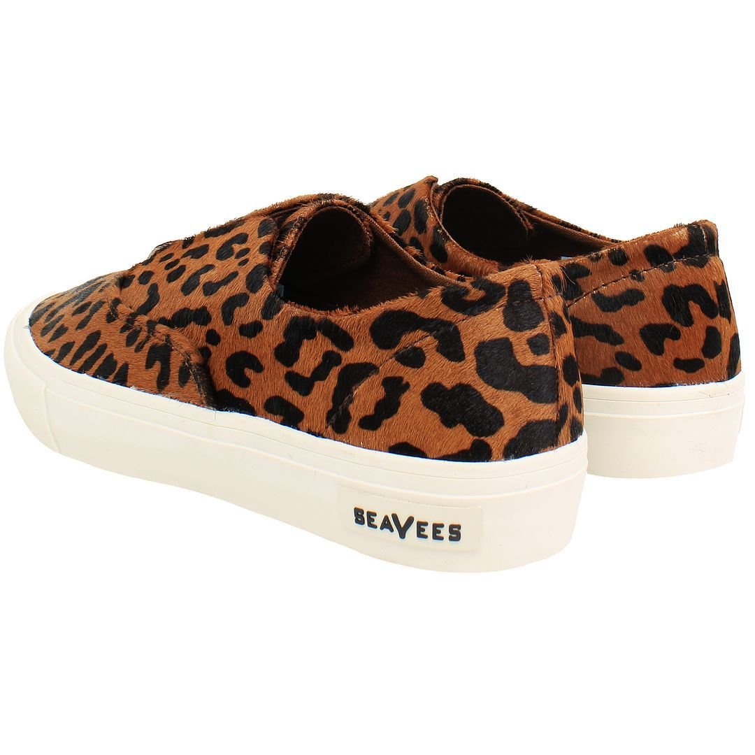 Seavees Seavees Women's Sunset Mulholland Slip-On Brown Smooth Leather Shoes - 3