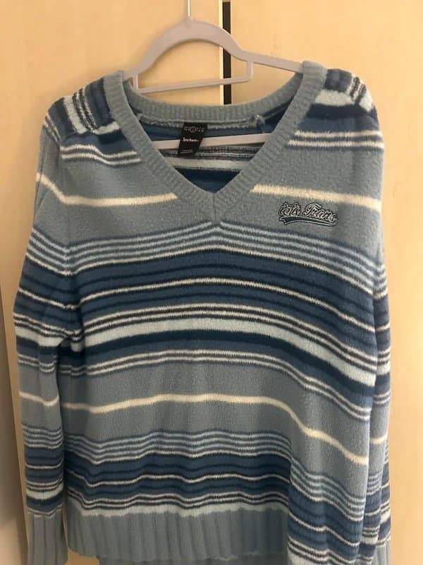 Urban Outfitters Blue stripey iets frans urban outfitters jumper