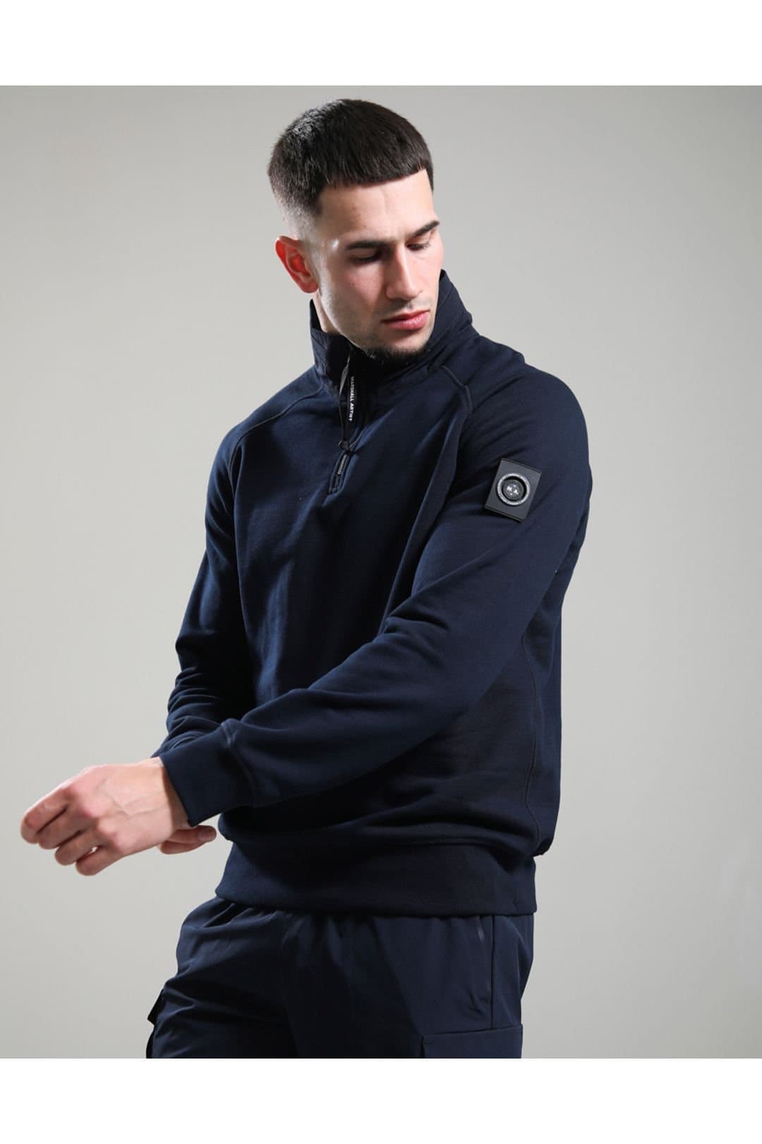 Marshall Artist Marshall Artist Men's Stanford 1/4 Zip Hood Navy