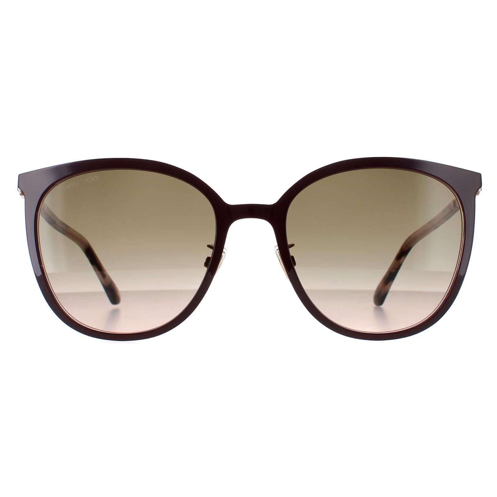 Jimmy Choo Jimmy Choo Women's Cat Eye Gold Copper Brown Gradient ORIA/G/SK