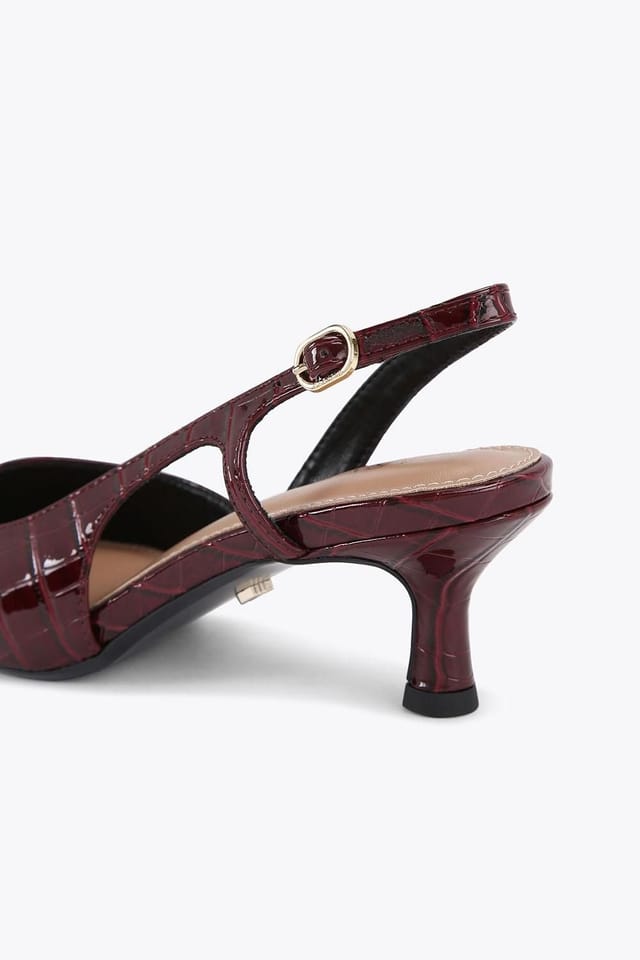 Carvela Carvela Women's 'Alina Sling' Heels in Wine - 3