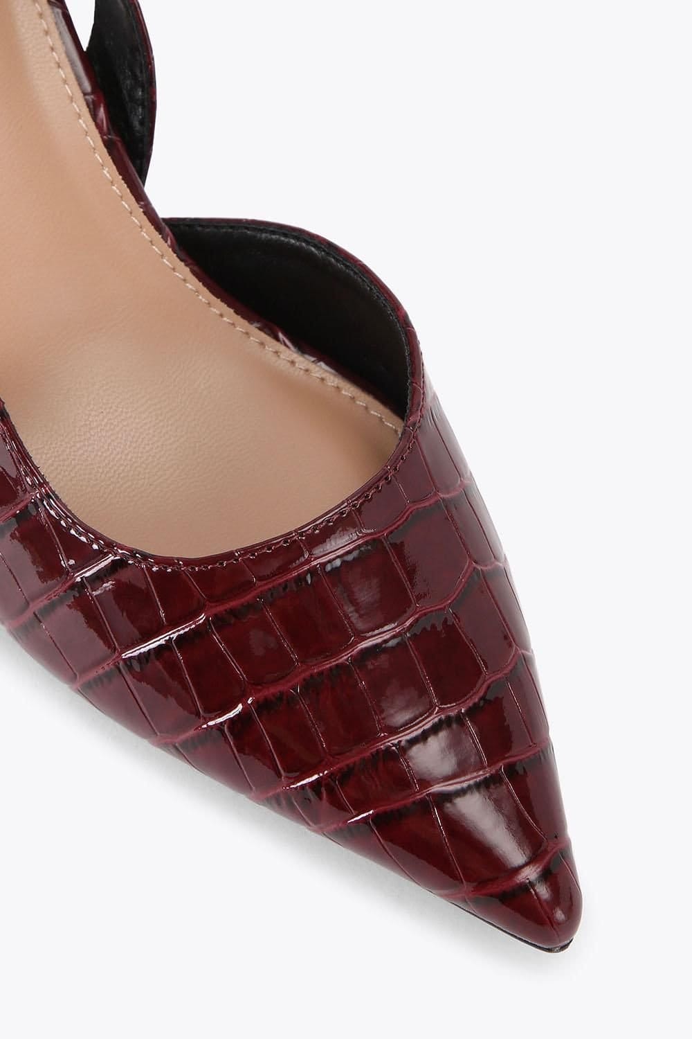 Carvela Carvela Women's 'Alina Sling' Heels in Wine - 4