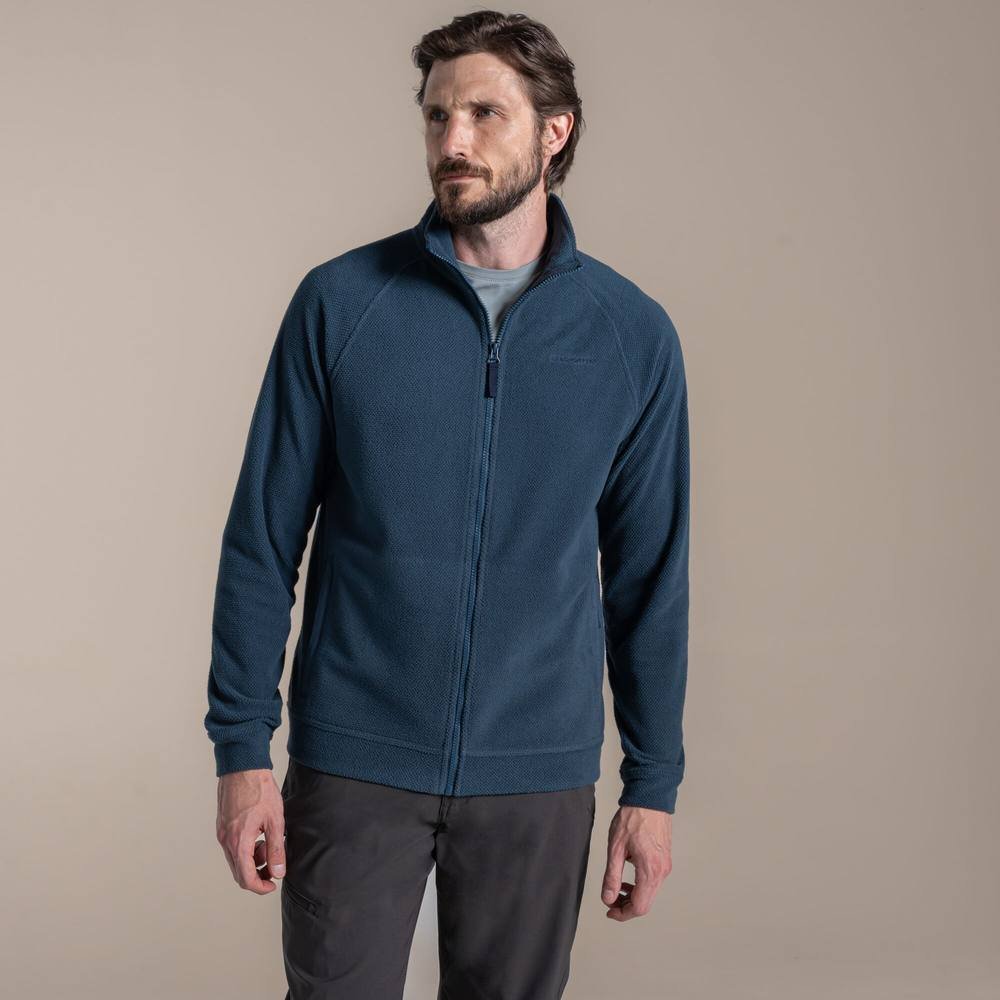 Craghoppers Craghoppers Men's Charlston Waffle Fleece Jacket in Blue - 4