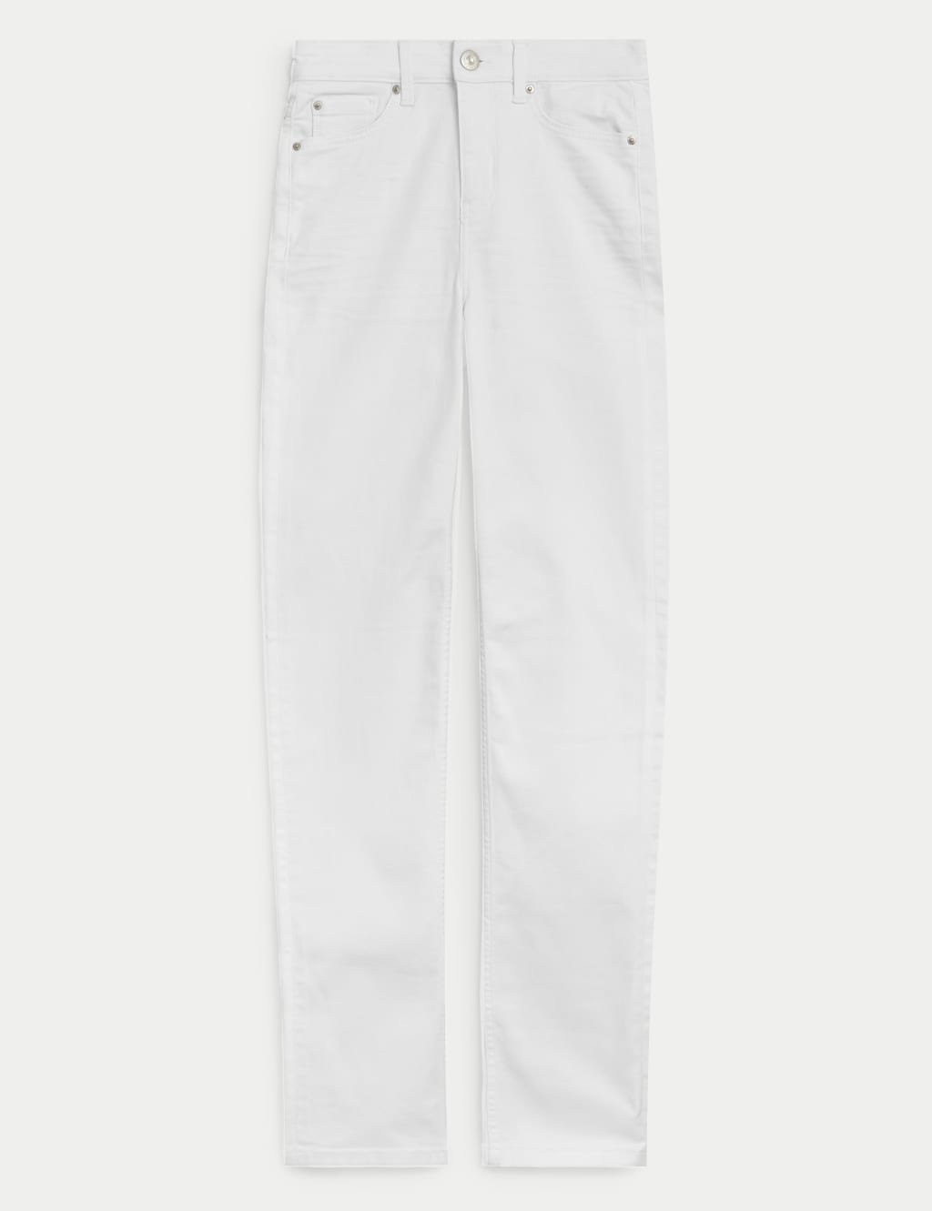 Marks & Spencer M&S Sienna Straight Leg Jeans White - 2