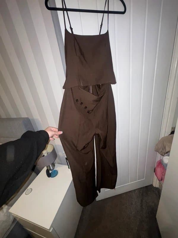 PLT Brown PLT jumpsuit