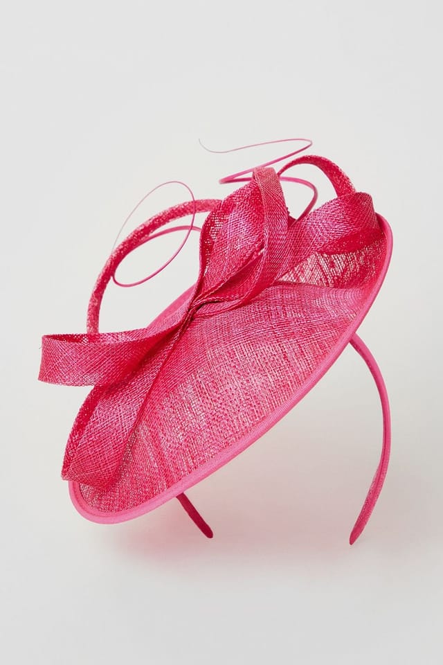 Coast Coast Women's Side Facing Structured Fascinator in Berry - 2