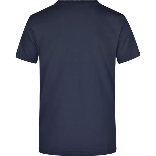 James and Nicholson James and Nicholson Men's Plain Cotton T-Shirt in Navy - 2