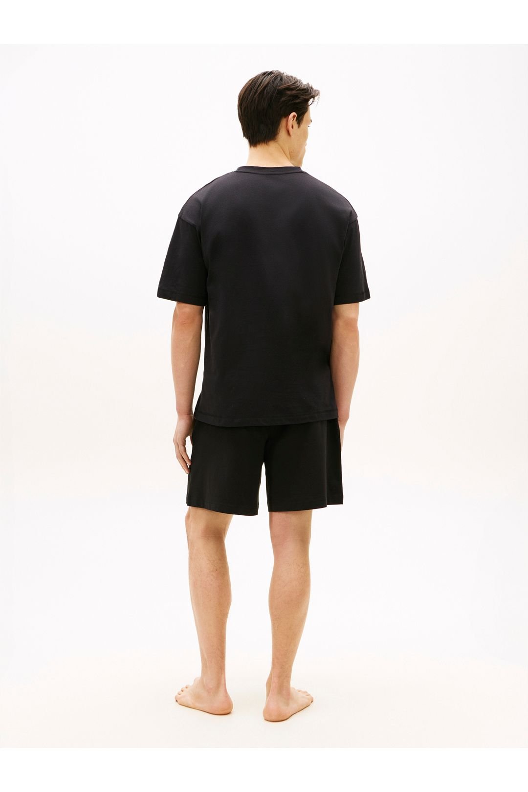 Tommy Hilfiger Tommy Hilfiger Men's SS Logo Tee Black - 4