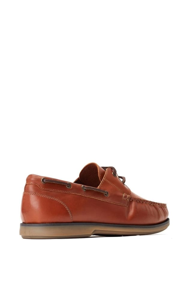 Base London Base London Men's Stern Boat Shoe in Tan - 2
