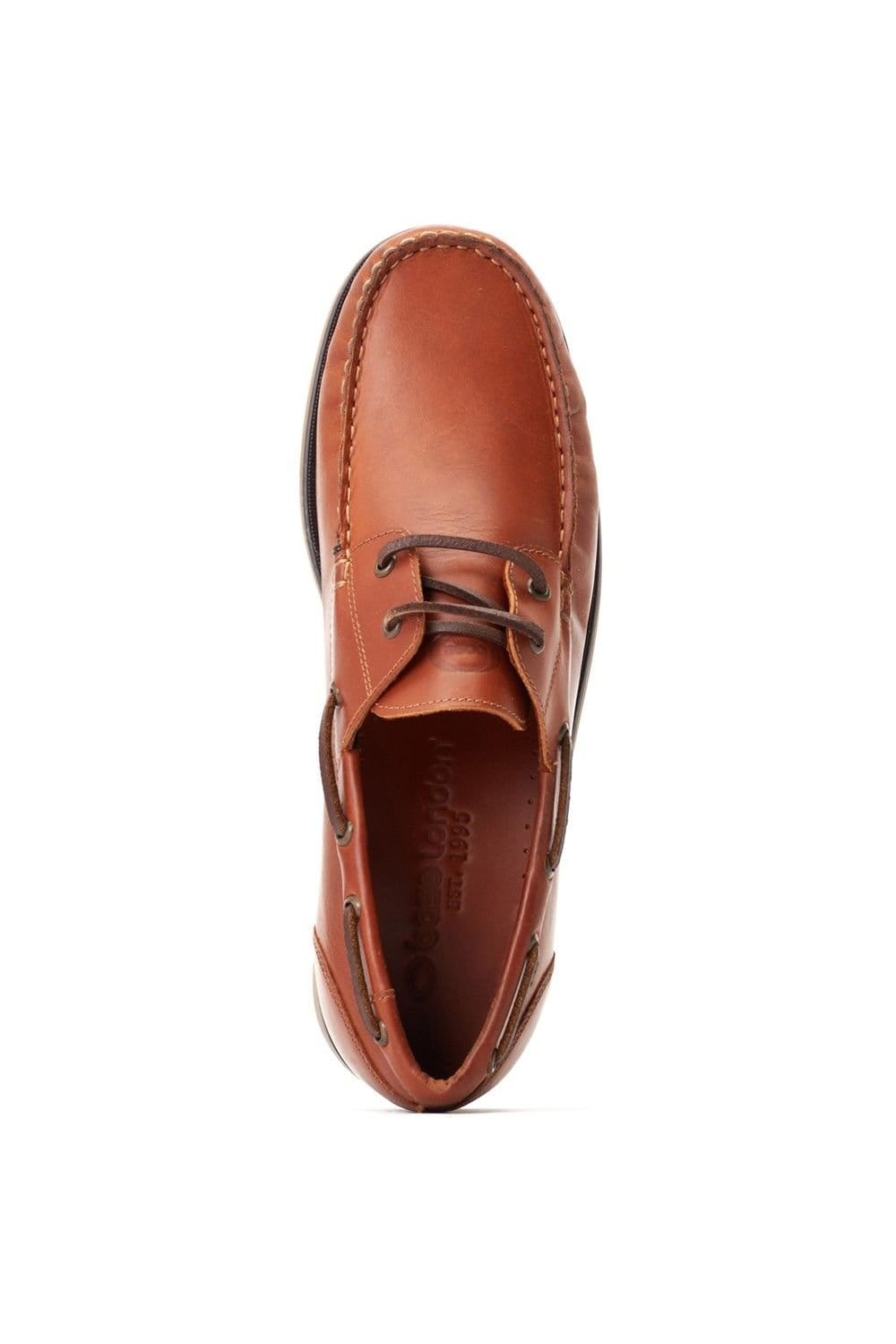 Base London Base London Men's Stern Boat Shoe in Tan - 4