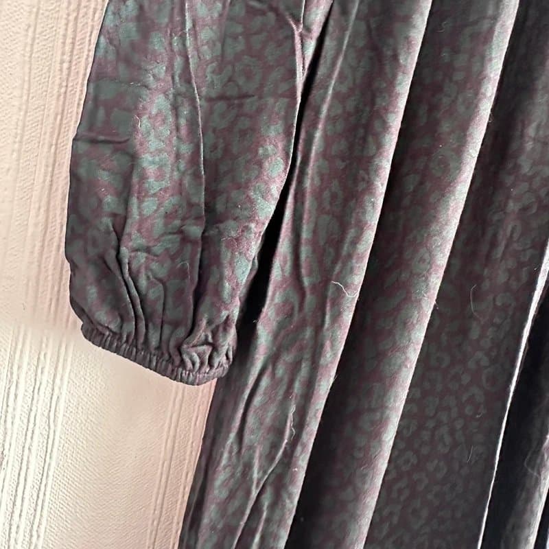 Papaya Papaya animal print casual viscose smock dress uk 10