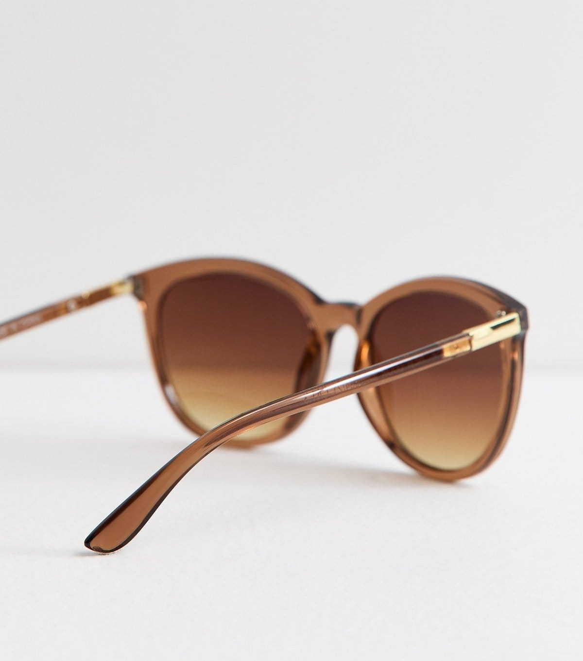 New Look Brown Round Frame Sunglasses New Look - 4