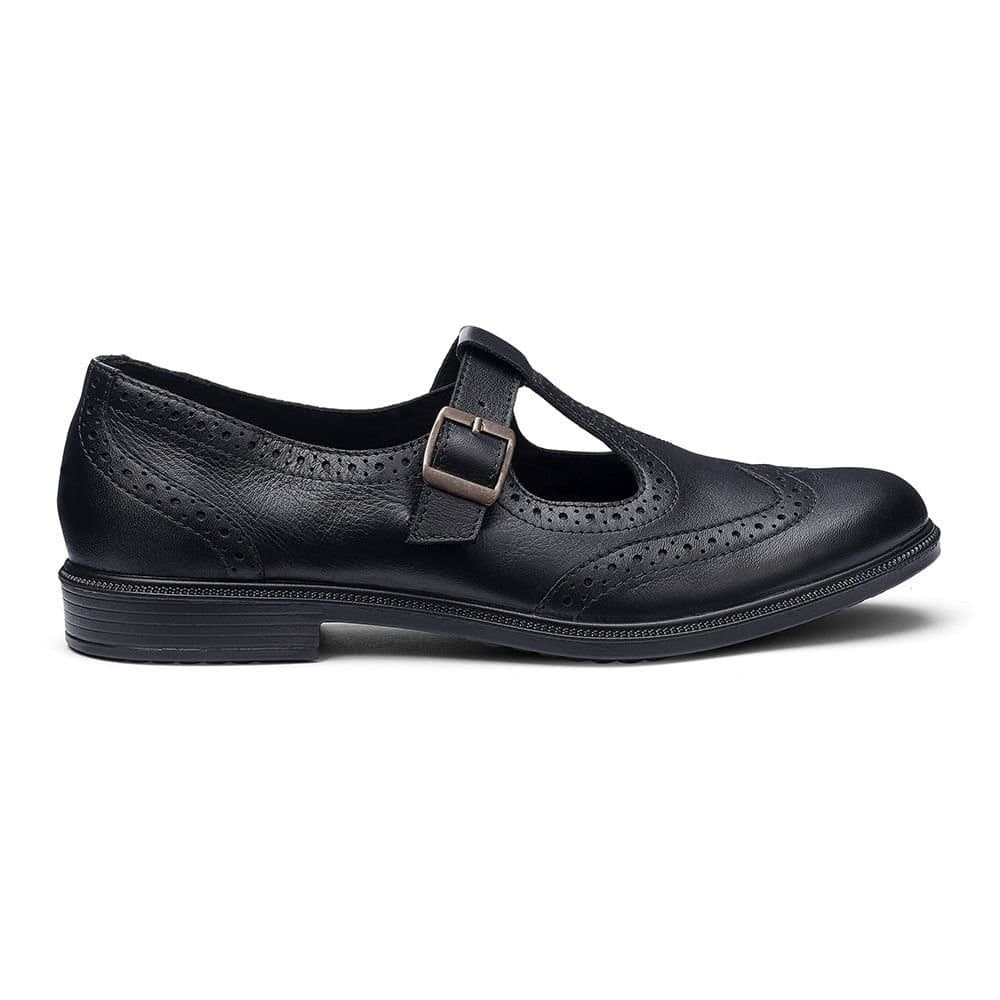 Hotter Hotter Women's 'Lumen' T-Bar Shoes in Black