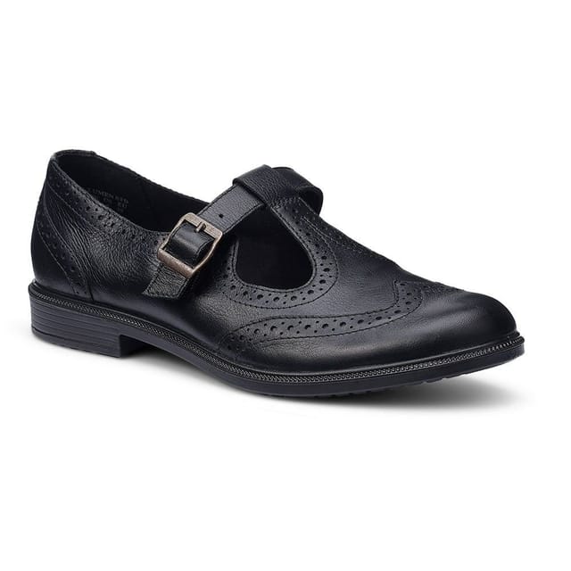 Hotter Hotter Women's 'Lumen' T-Bar Shoes in Black - 2
