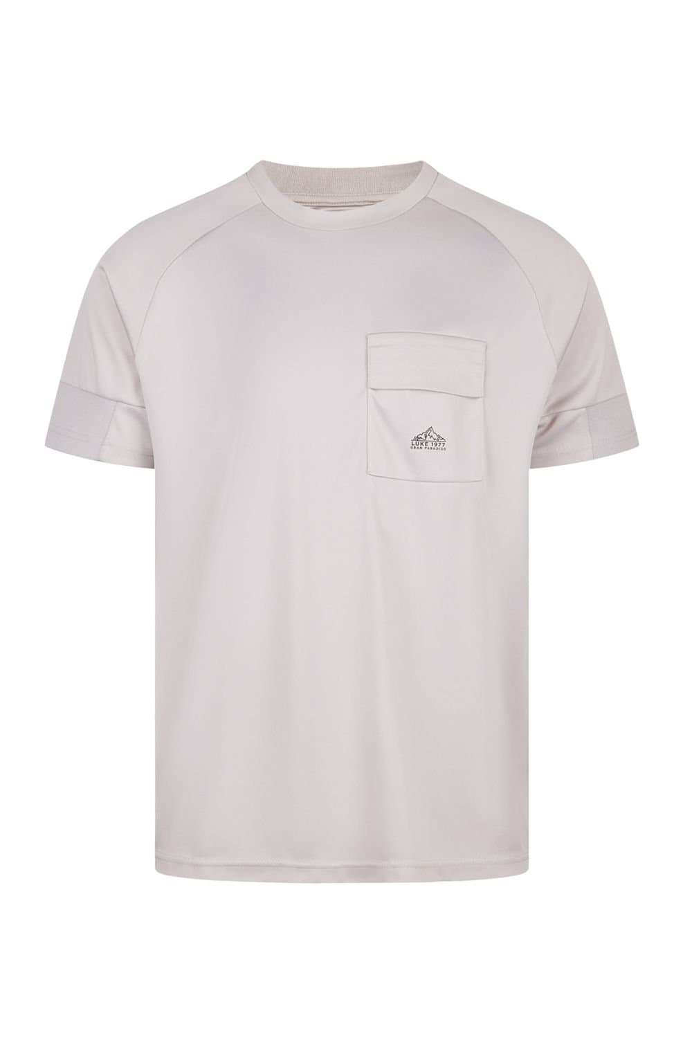 Luke 1977 Luke 1977 Men's Ronco Tech T-shirt in Light Grey