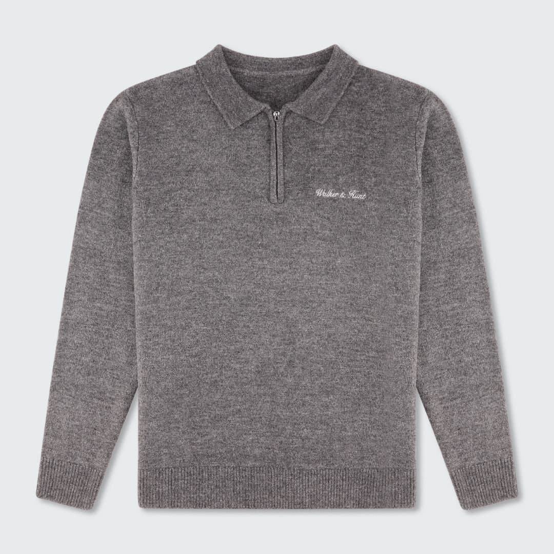 Walker & Hunt Walker & Hunt Men's Fluffy Zip in Grey