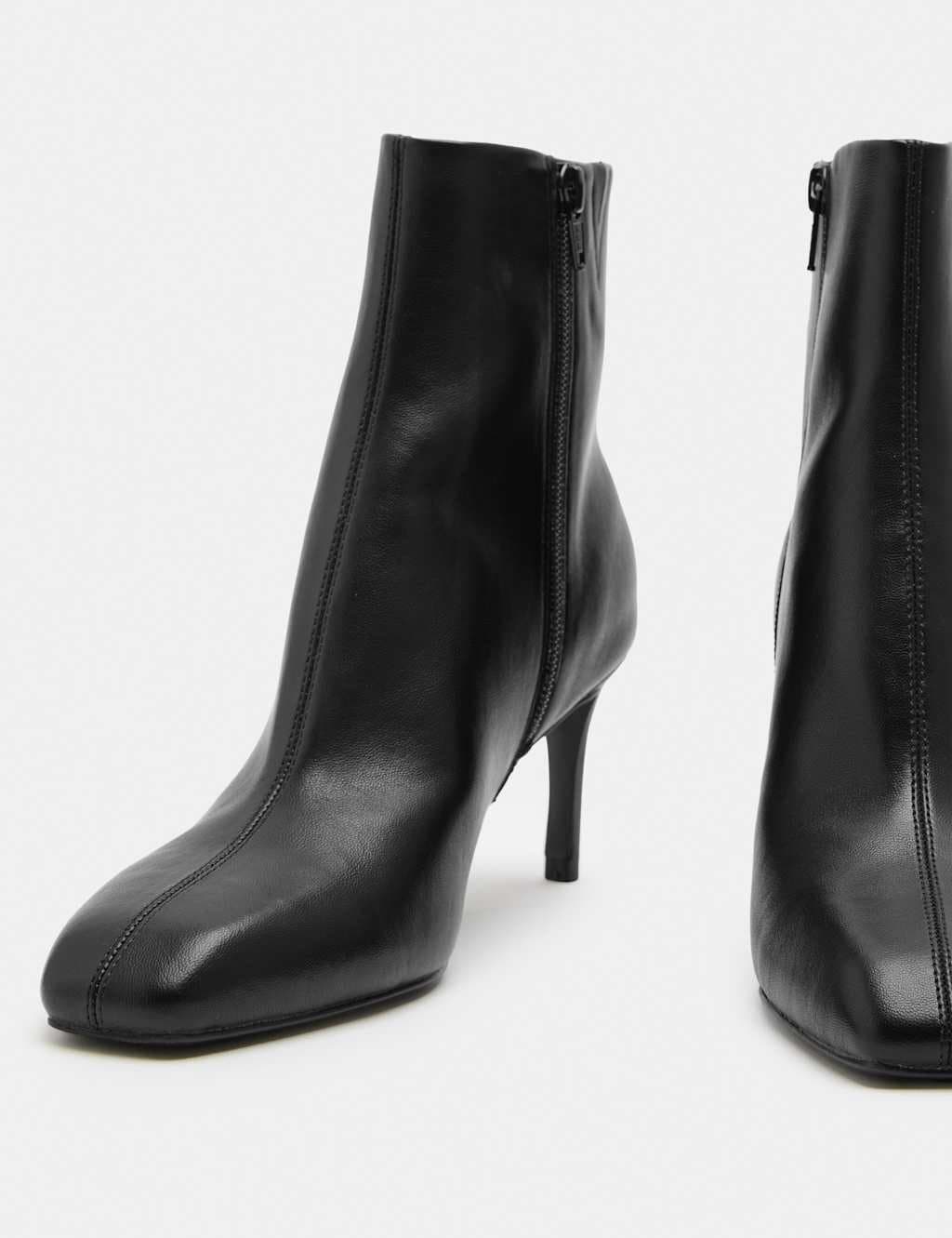 Marks & Spencer M&S Black Stiletto Heel Chisel Toe Ankle Boots