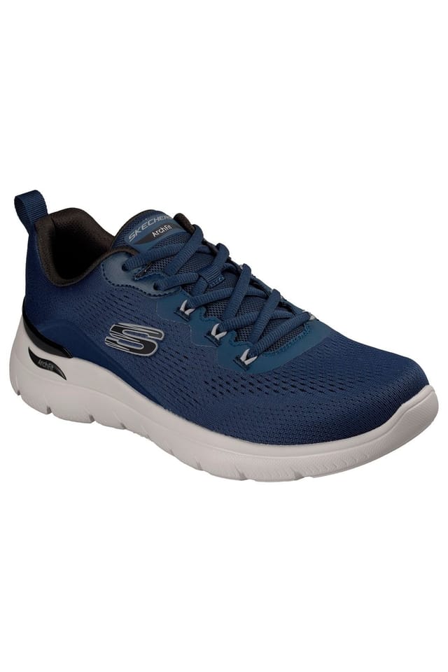 Skechers Skechers Men's Arch Fit Summits Engineered Mesh Lace-Up Trainers Navy - 2