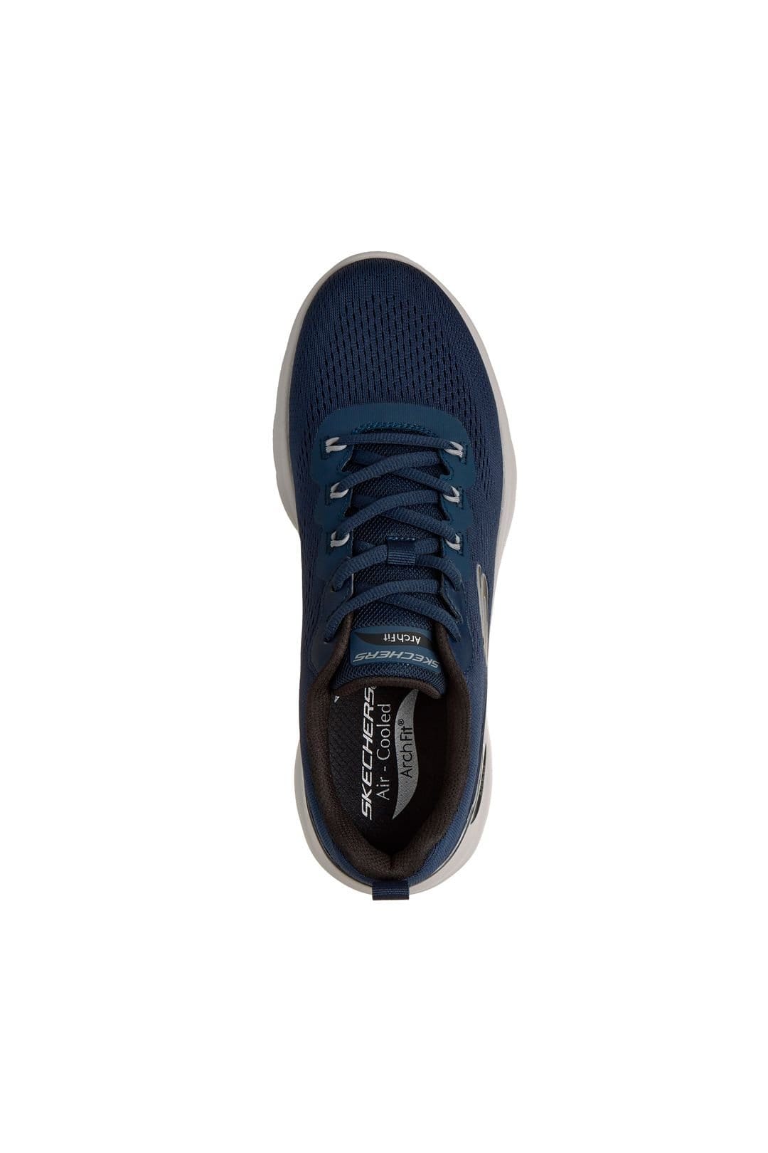 Skechers Skechers Men's Arch Fit Summits Engineered Mesh Lace-Up Trainers Navy - 4