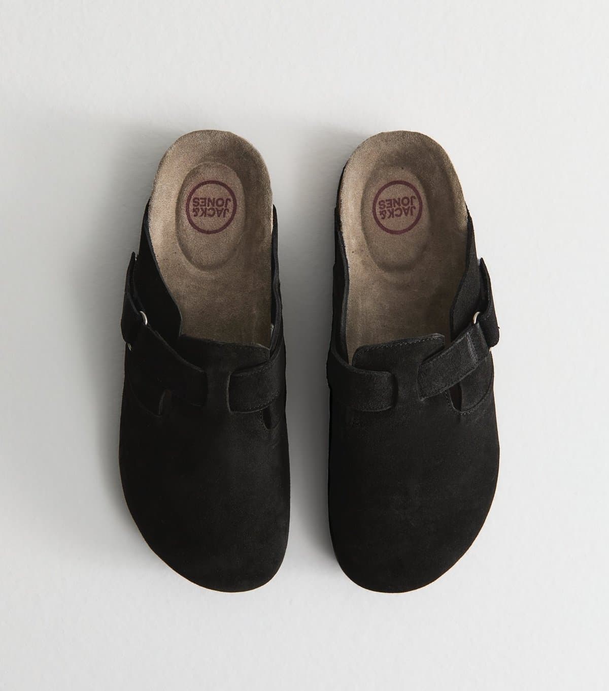 jack & jones Jack & Jones Black Faux Suede Mules