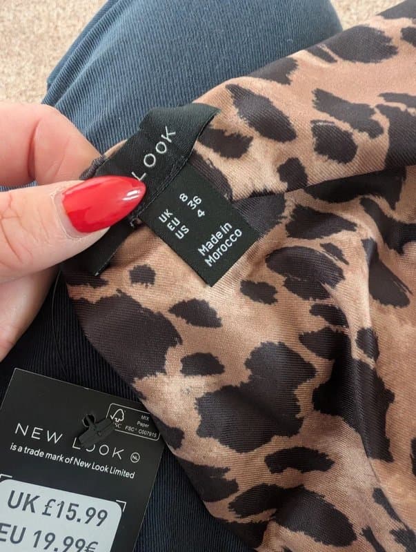New Look Brand new leopard print bodysuit
