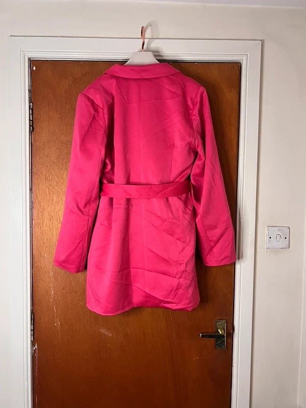 Nasty Gal Nasty Gal Double Breasted Belted Blazer Mini Dress