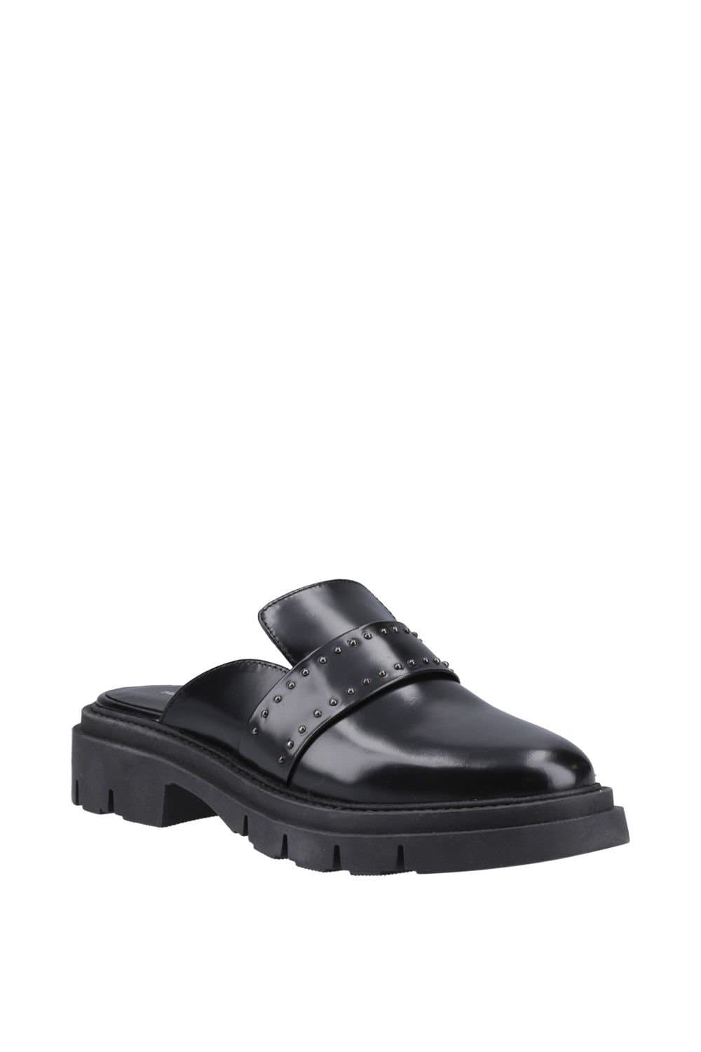Hush Puppies Hush Puppies Black Leather Studded Mule