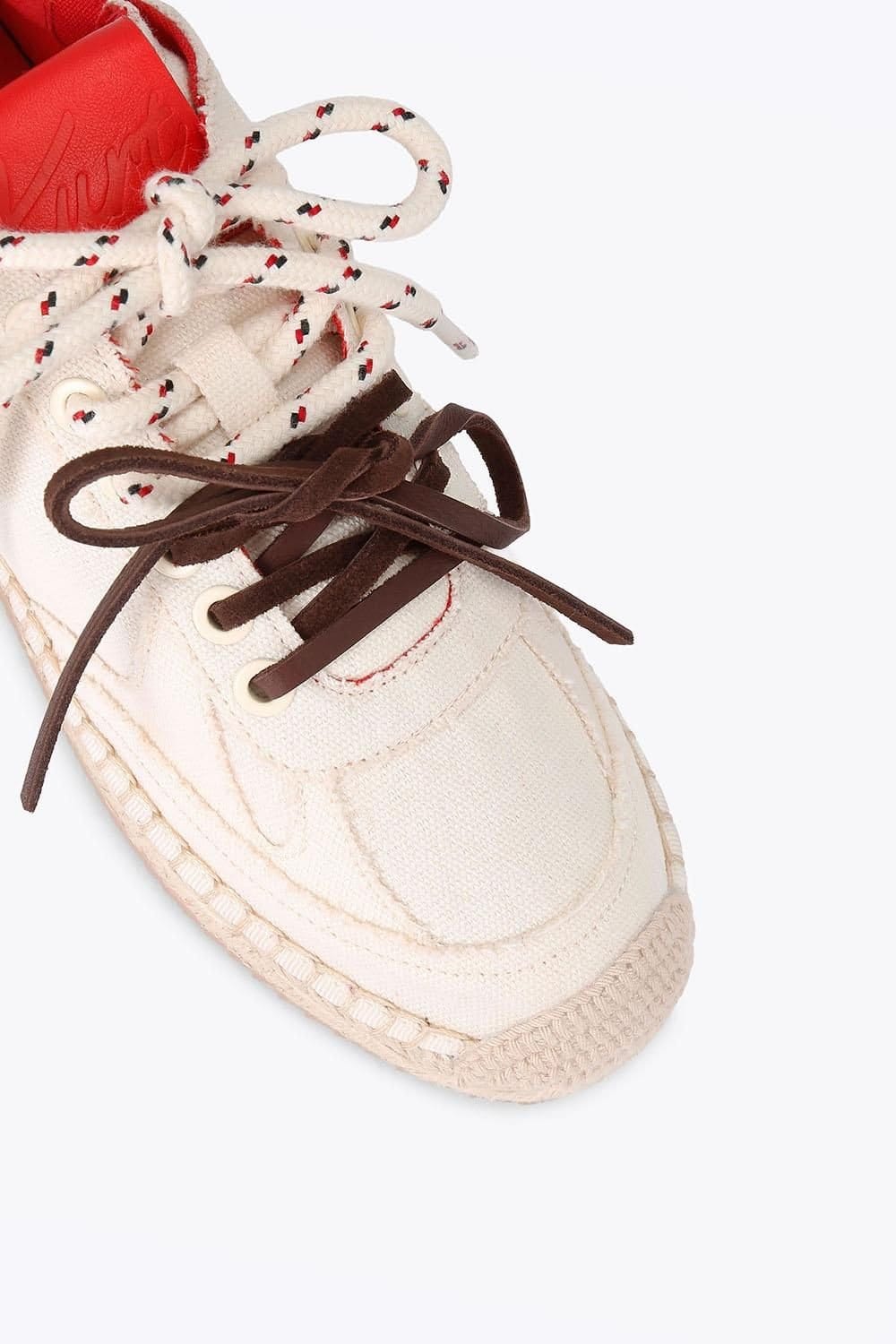 Kurt Geiger London Kurt Geiger London Women's 'Kurt Espadrille' Canvas Trainers in White - 4