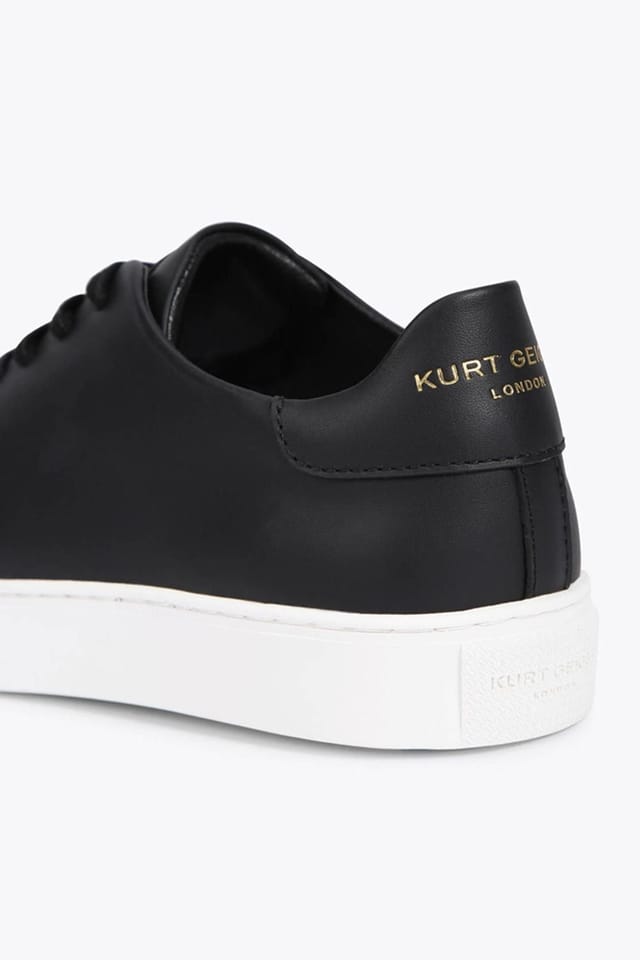 Kurt Geiger London Kurt Geiger London Men's 'Lennon' Leather Trainers in Black - 3