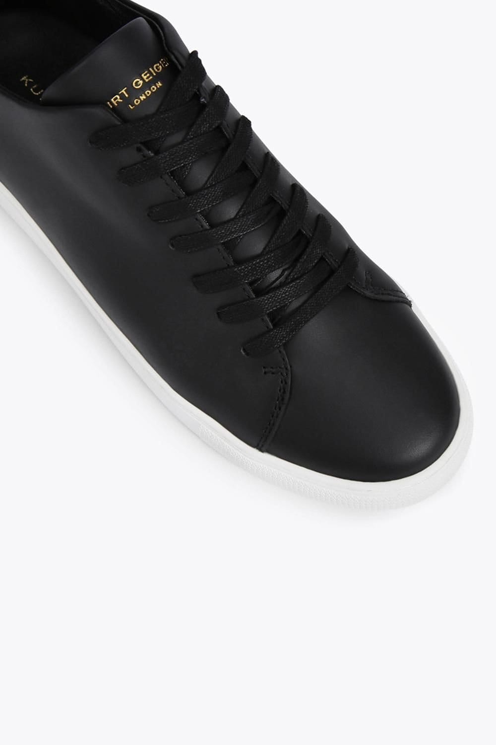 Kurt Geiger London Kurt Geiger London Men's 'Lennon' Leather Trainers in Black - 4