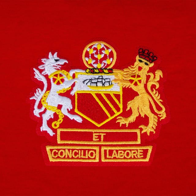 fan originals fan originals Men's Adults Manchester Crest Retro T-Shirt in Scarlet - 3