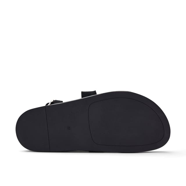 Clarks Clarks Women's Zarlea Strap Black Flat Sandals - 3