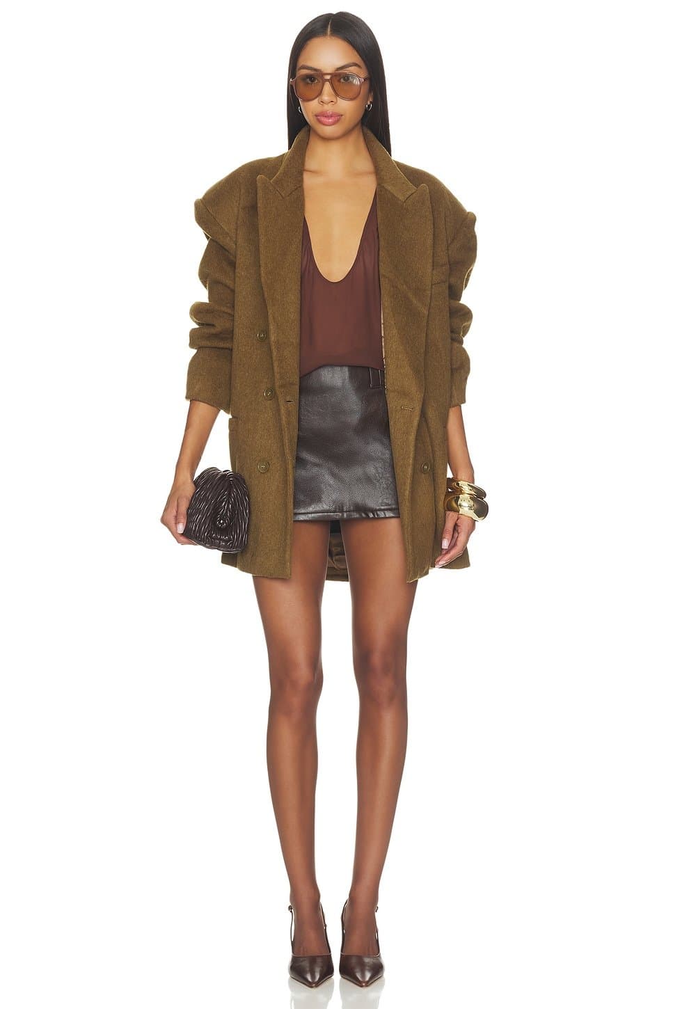 revolve Nicola Back Belt Coat