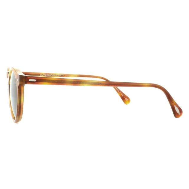 Oliver Peoples Oliver Peoples Men's Round Semi Matt Havana Indigo Photochromic Sunglasses in Brown - 3