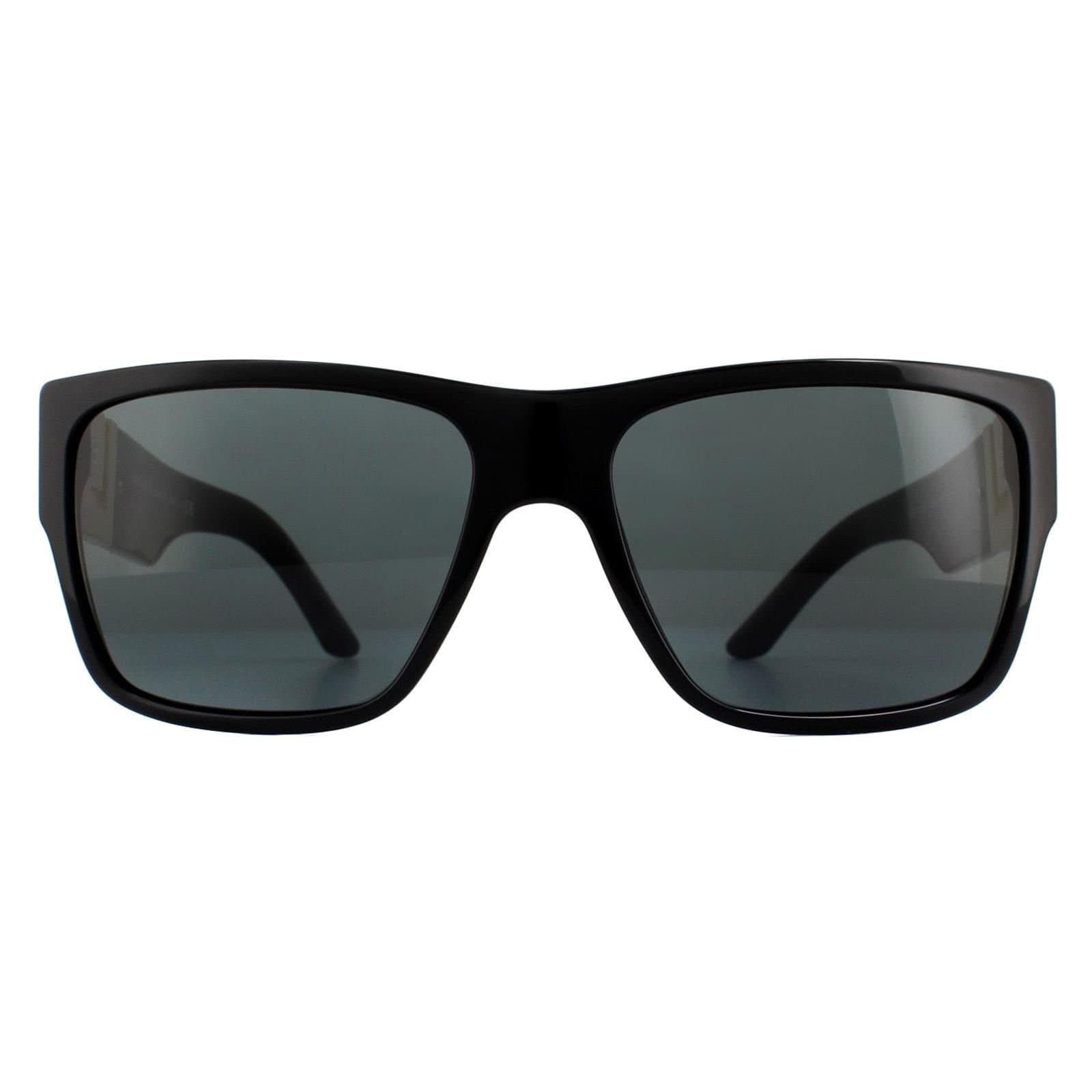Versace Versace Men's Square Black Grey Sunglasses