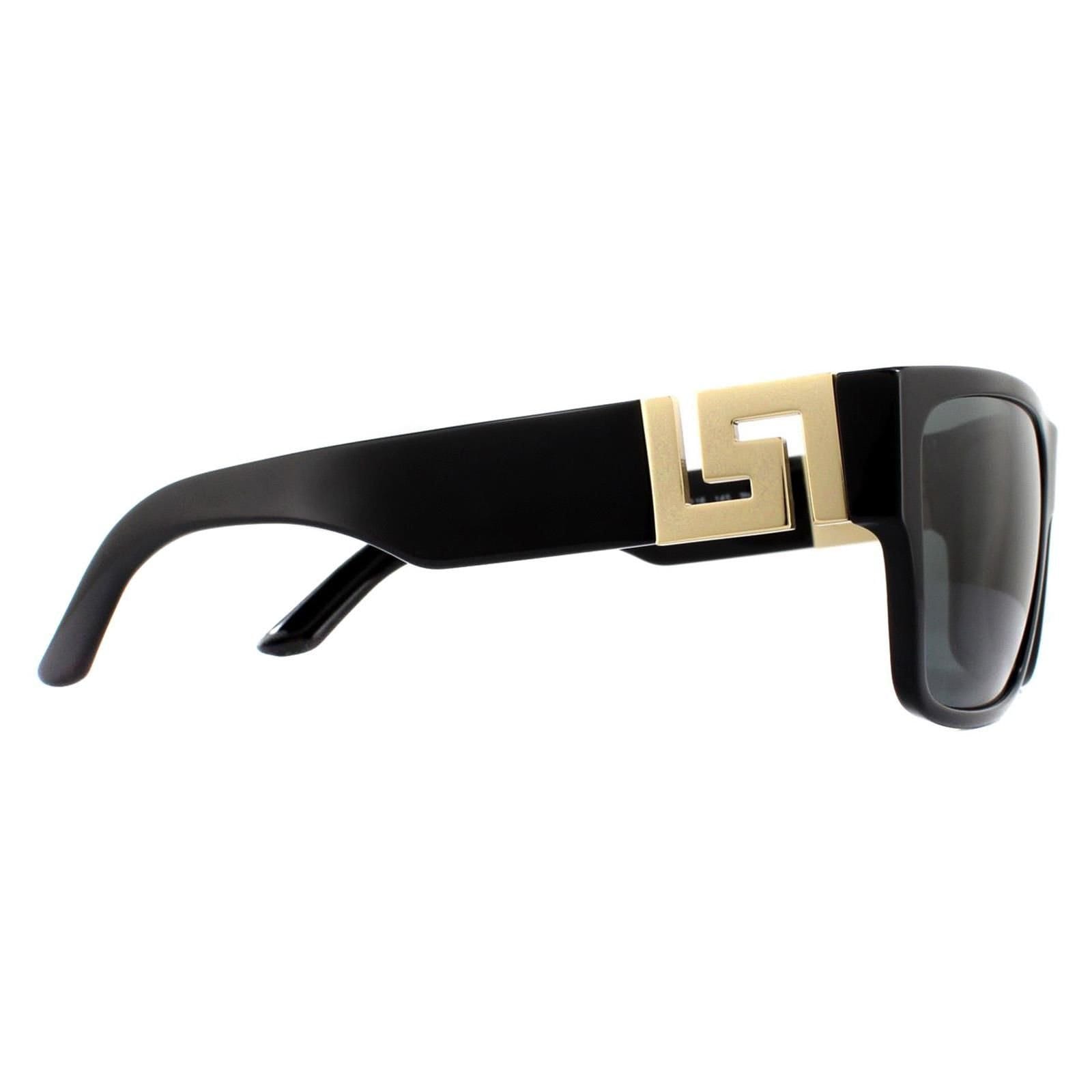 Versace Versace Men's Square Black Grey Sunglasses - 4