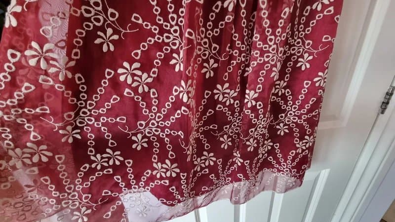 Monsoon Burgundy Monsoon midi dress.