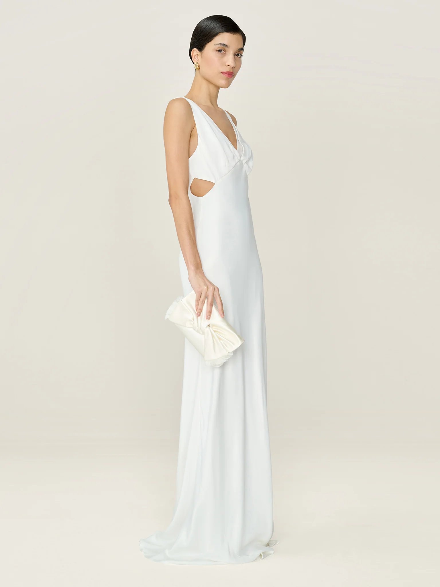 OMNES Celeste Dress in Ivory - 1