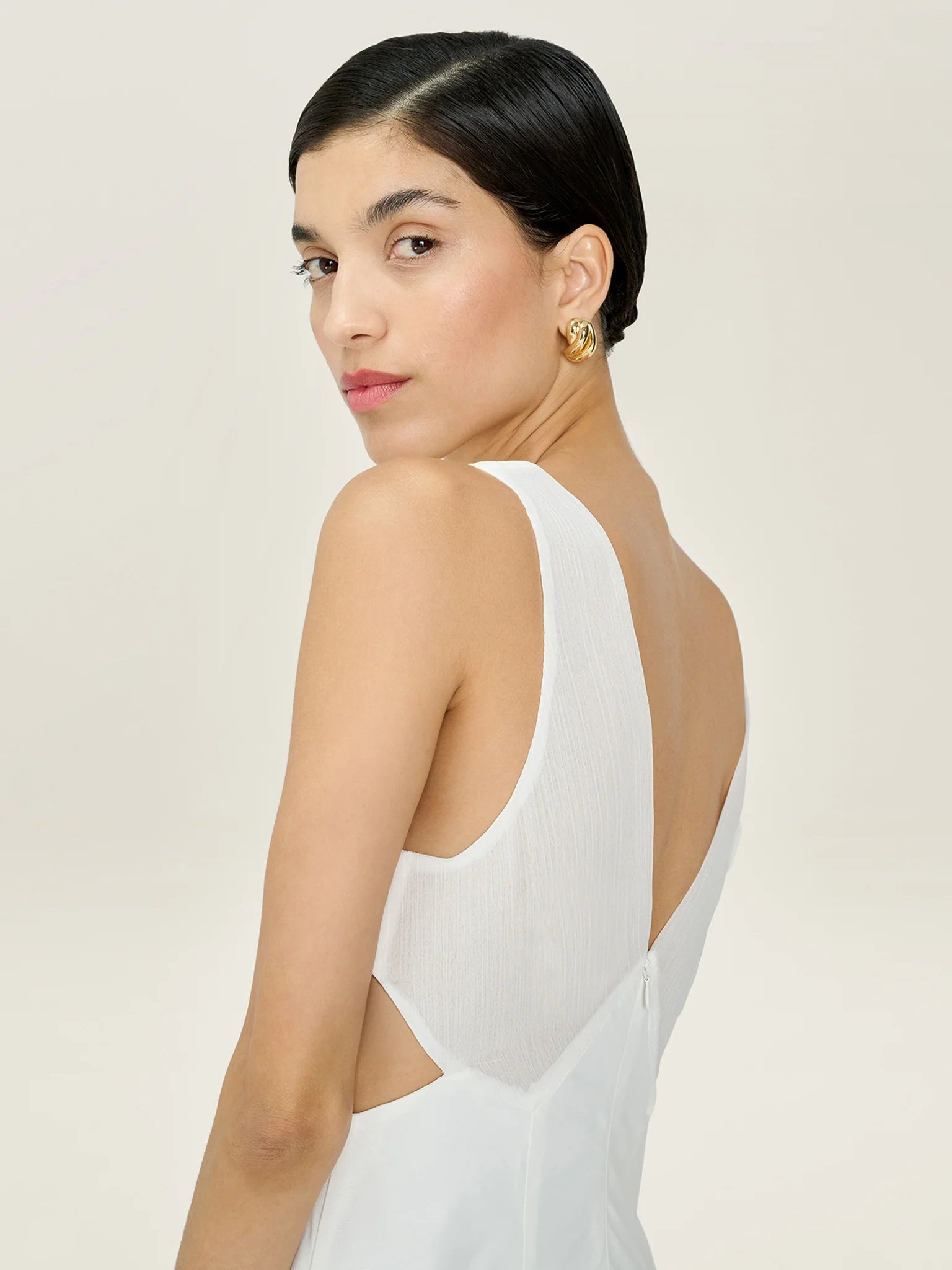 OMNES Celeste Dress in Ivory - 4