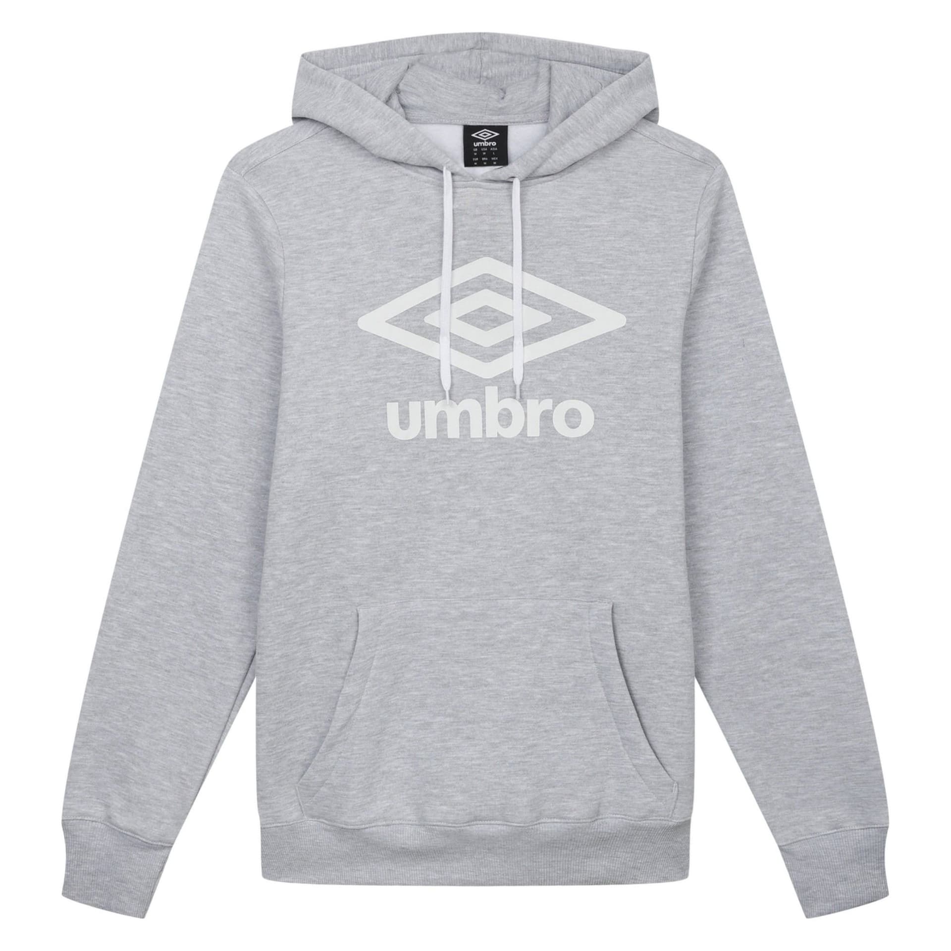 Umbro Umbro Men's Logo Hoodie in Grey