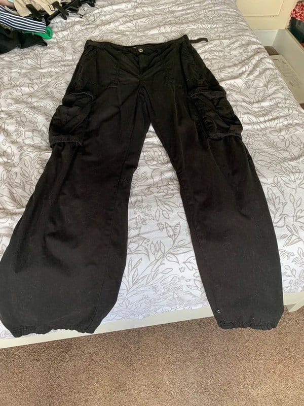 Bershka Black cargo pants - 1