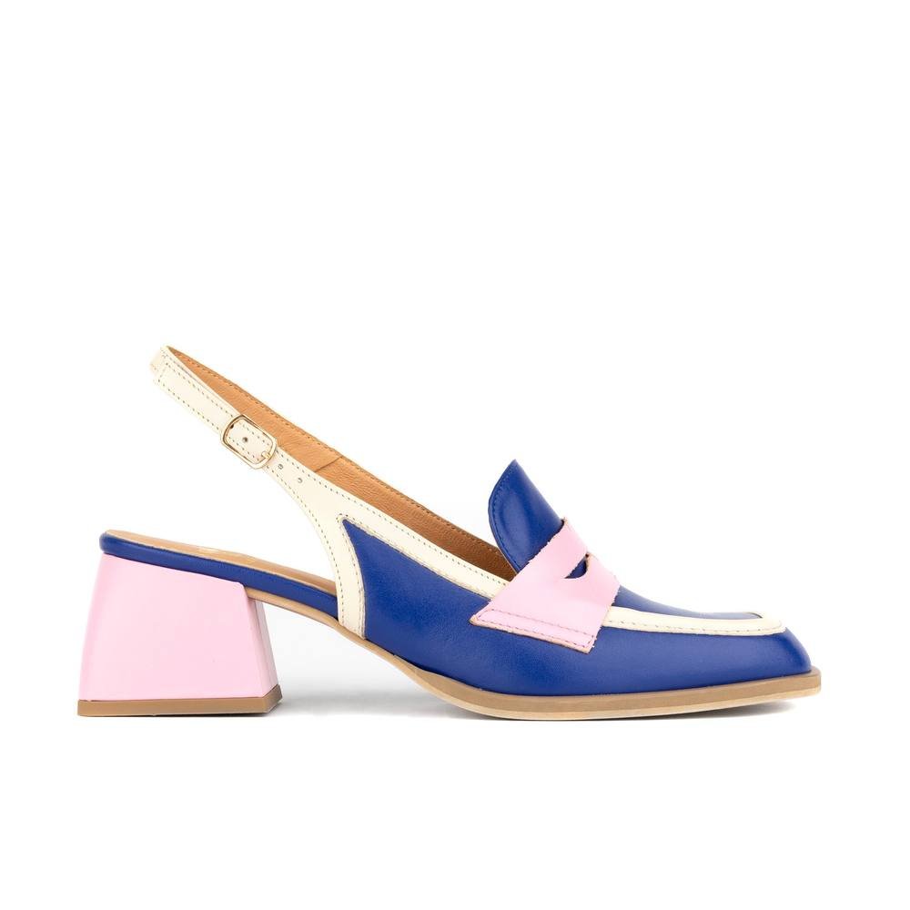 Embassy London Embassy London Women's Diana - Blue & Cream & Pink - 3