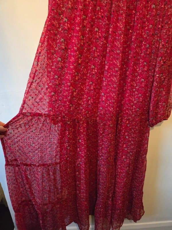 ASOS Asos chiffon smock maxi dress 10