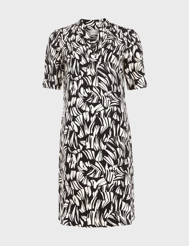 Hobbs London Hobbs London Women's Lucille V-Neck Shift Dress in Black - 2