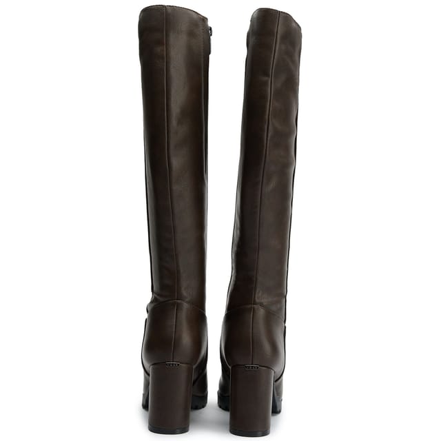 V.GAN V.GAN Women's Edamame Knee High Boots in Brown - 3