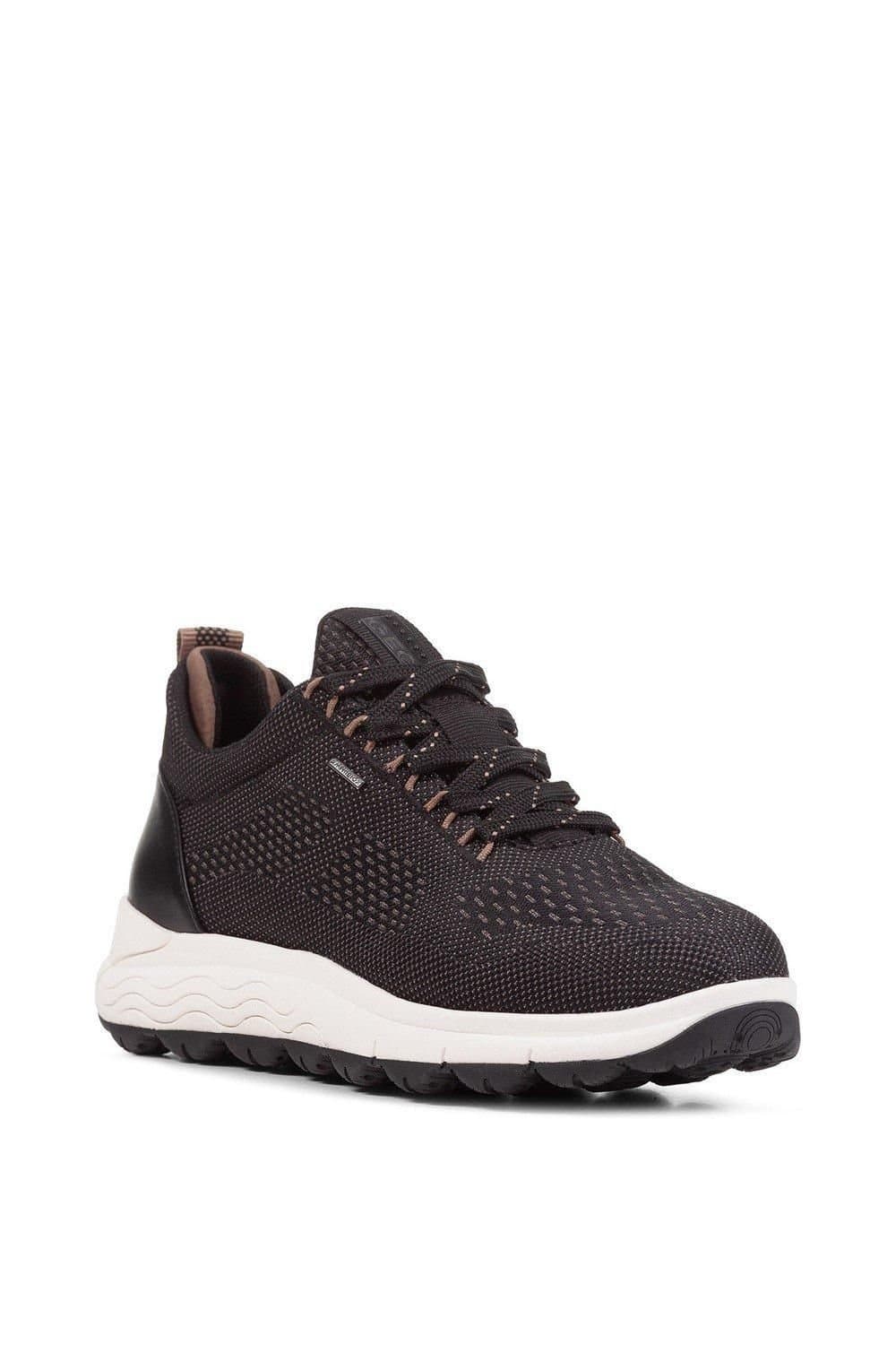 Geox Geox Women's Black 'D Spherica' 4X4 B Abx Leather Sneakers
