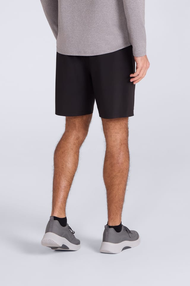 Animal Animal Men's 'Albie' Lightweight Stretchy Quick Dry Elastic Waist Active Shorts in Black - 3